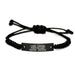 Funny Rope Bracelet for Taking Photos Enthusiasts, Gifts from Friends for Taking Photos Lovers on Christmas, Adjustable Black Interlaced Rope - Image 1