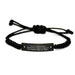 Crime Scene Technician Rope Bracelet Funny Quote Gift for Him - Image 1