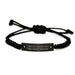 Funny Dispatcher Gifts for Men, I'm Decent Dispatcher Rope Bracelet, Black Christmas Unique Presents - Image 1