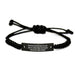 Inspirational Gifts from Friends to Mail Carriers - Black Rope Bracelet - Valentine's Unique Gifts for Men and Women - Never Forget the Reason You Became a Mail Carrier - Image 1