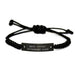 Funny Attendant Gifts from Men, Unique Father's Day Rope Bracelet for Attendant, Best Effin' Attendant Ever Quote Engraved Rope Accessory - Image 1