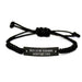 Funny Personal Assistant Rope Bracelet Gifts from Dad, Best Effin' Personal Assistant Ever Quote, Unique Father's Day Unique Gifts for Men - Image 1