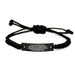 Funny Gifts from Family to Auditor - Inspirational Rope Bracelet for Men Graduation Unique Gifts - Image 1