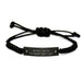 Gifts from Family for Attendant - Funny Rope Bracelet - Because I Am The Attendant. That's Why. Graduation Unique Gifts - Image 1