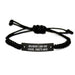 Funny Cook Rope Bracelet Gifts from Dad to Son on Graduation Unique - Image 1
