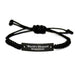 Funny Stepsister Rope Bracelet for Graduation Unique Gifts from Sister to Stepsister - Image 1
