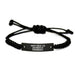 Funny Therapist Rope Bracelet Gifts for Therapist Graduation Unique Gifts from Friends, Funny Keep Calm Rope Bracelet for Men Women Coworkers Family - Image 1