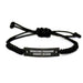 Funny Court Clerk Gifts from Men, Unique Rope Bracelet for Court Clerk, Graduation Unique Gifts for Court Clerk, Court Clerk Inspiration Quote Rope Bracelet - Image 1