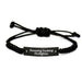 Funny Firefighter Rope Bracelet Gifts from Friends for Men, Amazing Quote, Graduation Unique Gifts - Image 1