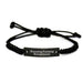 Funny Rope Bracelet Gifts from Friends to Men Receptionist, Amazing F--king Quote, Graduation Unique Gifts for Women Coworkers Family - Image 1