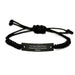 Sexy Pilot Gift for Men, Funny Rope Bracelet, Black Adjustable Pilot Pilot Gift for Graduation Unique Gifts from Friends - Image 1