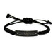 Rancher Rope Bracelet, Inspirational Quote 'Dream Big' Adjustable Rope Gift for Rancher Men, Graduation Unique Gifts from Family and Friends - Image 1