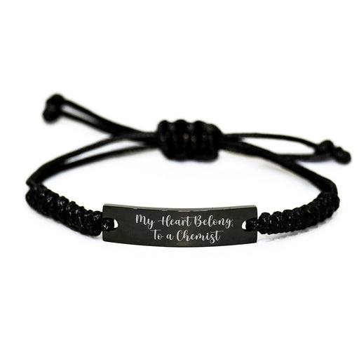 Funny Quote Rope Bracelet Gifts from Men to Chemist Friends on Christmas Unique Occasions - Image 1