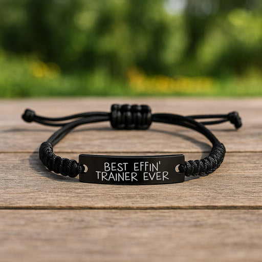 Funny Trainer Rope Bracelet Gifts from Friends for Graduation Unique Trainer - Image 2