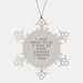 Snowflake Ornaments for Chinese Crested Dog Lovers - Funny Quote Gifts from Mom to Family Friends - Image 1