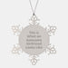 Funny Sweetheart Gifts from Men, This Is What An Awesome Sweetheart Looks Like Snowflake Ornament, Christmas Unique Ornaments for Sweetheart - Image 1