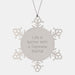 Unique Japanese Bobtail Cat Snowflake Ornament Gifts from Family for Christmas - Image 1