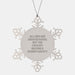 Funny Sheriff Deputy Gifts, Snowflake Ornament for Christmas - 'All Men Are Created Equal But The Coolest Become A Sheriff Deputy' Gifts from Men, for Sheriff Deputy - Image 1