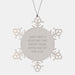 Funny Secretary Gifts from Friends, Christmas Snowflake Ornaments for Coworkers 'Don't Trust a Secretary That Doesn't Drink Coffee' - Image 1