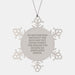 Ambulance Driver Christmas Snowflake Ornament Gifts from Friends to Ambulance Driver, Funny Inspirational Quote, Stainless Steel Shatterproof - Image 1