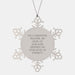 Funny Substitute Teacher Sarcasm Gifts for Men, Women, or Coworkers - Snowflake Ornament from a Former Substitute Teacher - Image 1
