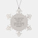 Funny Substitute Teacher Gifts from Friends, Unique Snowflake Ornament for Men, Women, Coworkers, and Family, Sarcasm Level Gift Idea for Christmas - Image 1