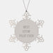 Best Effin' Pilot Ever Funny Pilot Gifts from Men for Christmas Unique Snowflake Ornaments - Image 1