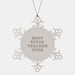 Funny Snowflake Ornament for Teachers - Unique Christmas Teacher Gifts from Friends and Family - 'Best Effin' Teacher Ever' Decoration - Image 1