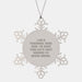 Funny Personal Care Aide Gifts from Friends, Christmas Unique Gifts for Personal Care Aide, Snowflake Ornament with Inspirational Quote - I'm Never Wrong! - Image 1