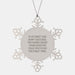 Auditor Humor Funny Gifts from Friends for Auditor, Snowflake Ornament, Christmas Unique Gifts - Image 1