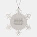 Funny Landscape Architect Gifts from Men to Friends, Unique Snowflake Ornament with Inspirational Quote, Christmas Unique Gifts for Coworkers - Image 1