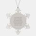 Funny Optometrist Gifts from Friends for Christmas Unique Snowflake Ornaments with Inspirational Quote - Image 1
