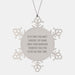 Funny Radiation Therapist Gifts from Friends for Christmas - Snowflake Ornament with Inspirational Quote, 'If First Fail Try' Stainless Steel Decor - Image 1