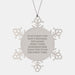 Funny Sonographer Gifts from Men to Sonographers, Christmas Unique Snowflake Ornaments for Sonographers, Sonographer Quote Snowflake Ornament - Image 1