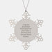 Assistant Principal Snowflake Ornament Gift from Dad, Funny Christmas Unique Gifts for Assistant Principals, Snowflake Ornament, I Am An Assistant Principal Dad - Image 1