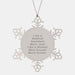 Funny Medical Assistant Mom Gifts Snowflake Ornament Stainless Steel Unique Christmas Unique Gifts for Medical Assistant Mom - Image 1
