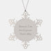 Unique Christmas Engineer Gifts from Friends to Engineer, Funny Snowflake Ornament, Stainless Steel - Image 1