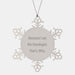 Oncologist Snowflake Ornament Gifts from Friends for Christmas Unique - Image 1