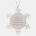 Funny Tiger Cat Quotes Snowflake Ornament Gifts from Family to Tiger Cat Lovers for Christmas Unique Gifts - Image 1