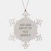 Funny Pilot Gifts from Men to Christmas Unique Gifts for Women, Pilot Snowflake Ornament, Inspirational Pilot Quote - Image 1