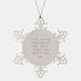 Gifts from Men to My Amazing Unbiological Mom, Funny Snowflake Ornament, Christmas Unique Gifts - Image 1