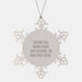 Inspirational Guide Gifts from Friends to Family - Unique Snowflake Ornament for Christmas - Image 1