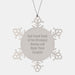 Surgeon Snowflake Ornament Gifts from Friends for Strong Women, Funny Quote Christmas Unique Gifts - Image 1