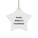Funny Star Ornament Gifts from Friends for groundskeeper on Christmas - Image 1