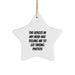 Funny Taking Photos Gifts for Christmas - Star Ornament 'The Voices In My Head Are Telling Me To Go Taking Photos' from Friends to Family - Image 1