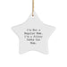 Funny Silver Tabby Cat Mom Gifts - Star Ornament for Christmas Unique Presents from Friends and Family - Silver Tabby Cat Lover Decorations - Image 1