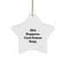 Funny Card Games Gifts for Men, Women, Friends - Shit Happens Star Ornament, Christmas Unique Gifts from Family, Coworkers - Image 1