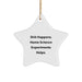 'Shit Happens' Funny Star Ornament Home Science Experiments Gifts for Men, Women, Friends - Christmas Unique Star Decorations, Gifts from Family, Friends, Coworkers - Image 1