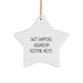 Funny Christmas Aquarium Keeping Star Ornament Gifts from Men to Friends who Love Shit Happens. - Image 1