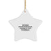 Funny Neurosurgeon Gifts, Star Ornament with 'Figure It Out Yourself' Quote, Gifts from Men to Neurosurgeon Friends, Perfect Christmas Unique Gifts - Image 1
